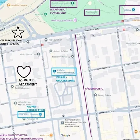 Апартаменты 2br Near Saerkaenniemi, Sauna & Free Parking *
